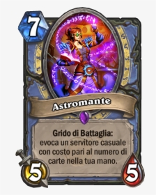 Itit Astromancer - Mage Epic Cards Hearthstone, HD Png Download, Free Download