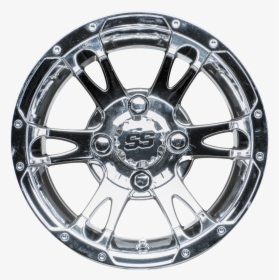 12 - 12 Golf Cart Wheels Chrome, HD Png Download, Free Download