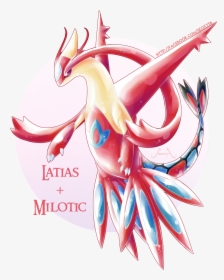 Transparent Milotic Png - Pokemon Latias Fusion, Png Download, Free Download