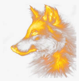 Fox Dog Wolf Red Special Effects Clipart - Wolf Fire Png, Transparent Png, Free Download