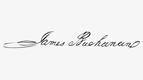 President James Buchanan Signature, HD Png Download, Free Download