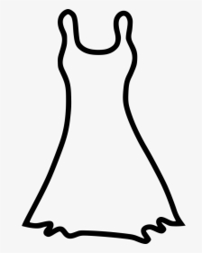 Gown Prom Dress Girl Skirt Angel - Vestido Para Desenhar Facil, HD Png Download, Free Download