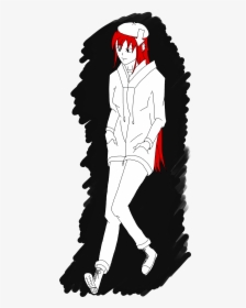 Commons-tan Walking In The Darkness - Illustration, HD Png Download, Free Download