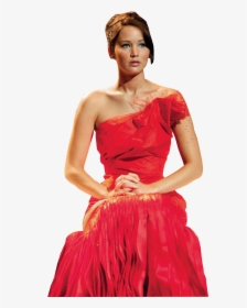 Jennifer Lawrence High-quality Png - Katniss Everdeen Interview Dress, Transparent Png, Free Download