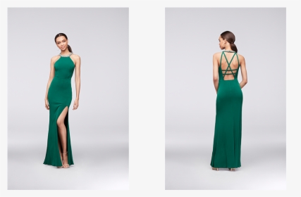 Davids Bridal Green Bridal Dress, HD Png Download, Free Download