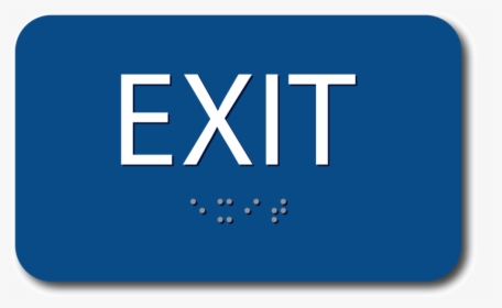 Ada Braille Exit Sign - Graphic Design, HD Png Download, Free Download