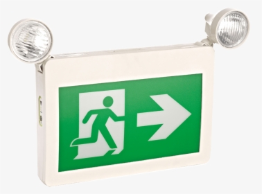 Self-powered Combination Led Running Man Exit Sign - Exit Sign, HD Png Download, Free Download