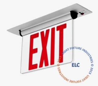 Close Edge Lit Exit Sign - Exit Signs With Lights, HD Png Download, Free Download