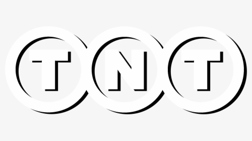 Tnt Logo Black And White - Circle, HD Png Download, Free Download
