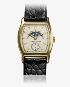 Yellow Gold And White Gold  tonneau Moon Phase, Circa - Analog Watch, HD Png Download, Free Download