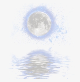 #ftestickers #moon #moonlight #reflection #nightsky - Circle, HD Png Download, Free Download