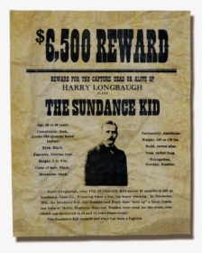 Authentic Wanted Posters Old West, HD Png Download, Free Download
