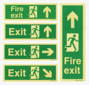 Fire Exit Signs, HD Png Download, Free Download