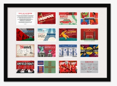 Lfc Postcards Ucl Frame - Liverpool Old Fashion Postcards, HD Png Download, Free Download