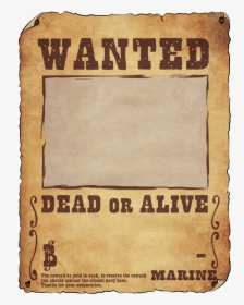 Clip Art Free Western Wanted Poster Clipart - Wanted, HD Png Download, Free Download