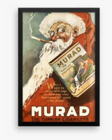 Santa Smoking Ad, HD Png Download, Free Download