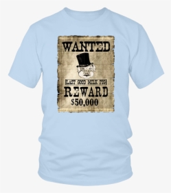 Milk Pig Wanted Poster T Shirt - Wanted, HD Png Download, Free Download