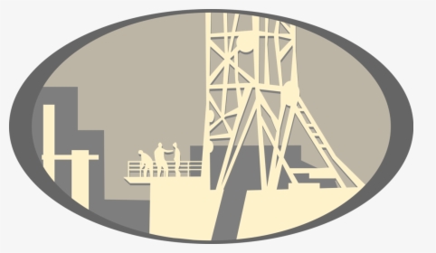 Vector Illustration Of Petroleum Fossil Fuel Oil Rig - Circle, HD Png Download, Free Download