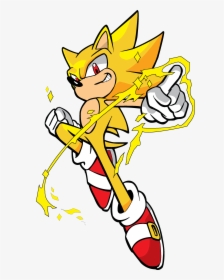 Super Sonic Colored Fixed Transparency By Blue Angel - Super Sonic Png, Transparent Png, Free Download