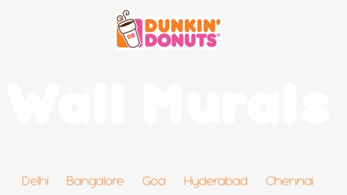 Dunkin Donuts Mural, HD Png Download, Free Download
