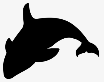 Orca Silhouette - Silhouette Of Animal Shapes, HD Png Download, Free Download