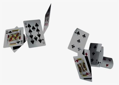 Flying Cards - Card Playing, HD Png Download, Free Download