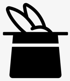 Clipart Hat Magicians - Rabbit In The Hat Icon, HD Png Download, Free Download