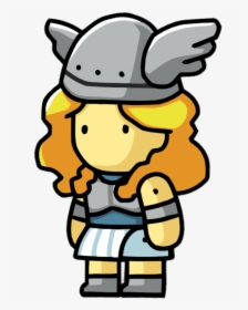 Scribblenauts Valkyrie The Viking - Cartoon, HD Png Download, Free Download