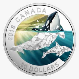 Geometric Fauna Orcas Silver, HD Png Download, Free Download