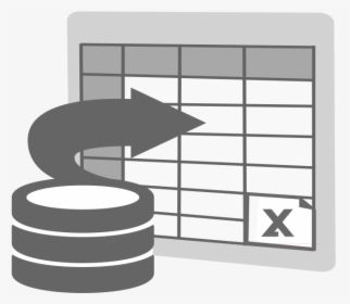 Import To Excel Icon - Data To Excel Icon, HD Png Download, Free Download