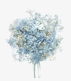 Gail S Floral Studio - Baby Blue Baby Breath Bouquet, HD Png Download, Free Download