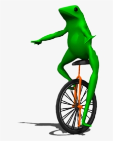 Frog On Unicycle Gif, HD Png Download, Free Download