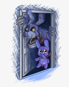 Plush Drawing Bonnie - Nightmare Bonnie Cute, HD Png Download, Free Download