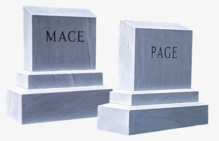 Page Mace Duplicate Monuments Web - Headstone, HD Png Download, Free Download