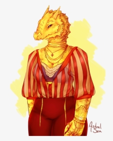 Dragonborn Biri - Female Gold Dragonborn Paladin, HD Png Download, Free Download