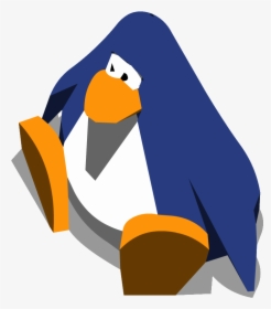 Penguin Chat - Club Penguin Penguin Sitting Down, HD Png Download, Free Download