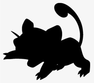 Pokemon Silhouette Rattata, HD Png Download, Free Download