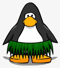 Grass Skirt Pc - Penguin With A Medal, HD Png Download, Free Download