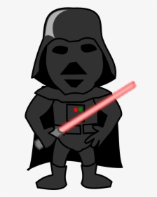 Darth Vader Clipart Comic Anakin Skywalker Free Transparent - Darth Vader Cartoon Png, Png Download, Free Download