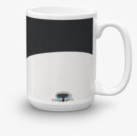 A Glossy Coffee Mug Featuring A Hypnotic Siamese - Mug, HD Png Download, Free Download