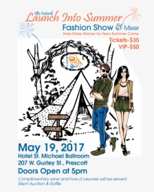Launch Into Summer Fashion Show Featuring All Local - Fashion Sketches Short Dresses, HD Png Download, Free Download