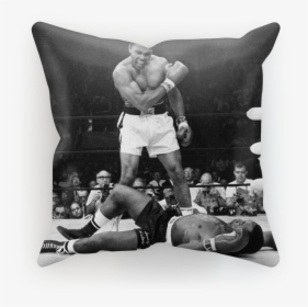 Muhammad Ali Sonny Liston Down In Ring Adult T Shirt - Muhammad Ali First Minute First Round, HD Png Download, Free Download