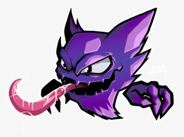Haunter Used Lick By Edmoffatt - Haunter .png, Transparent Png, Free Download