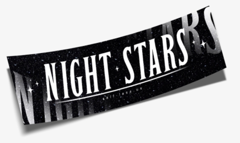 Night Stars Slap Black - Label, HD Png Download, Free Download