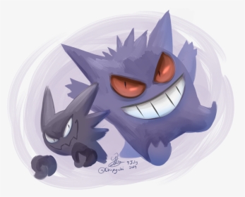 Haunter Evolution - Cartoon, HD Png Download, Free Download