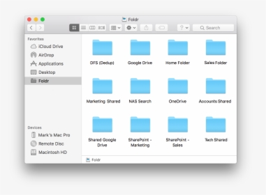 Foldr For Macos - Macos, HD Png Download, Free Download