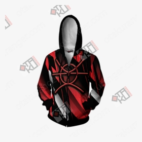 Flcl Unisex Zip Up Hoodie Jacket - Evangelion Eva 01 Hoodie, HD Png Download, Free Download