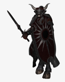 Evil Knight Png - Minotaur Knight, Transparent Png, Free Download