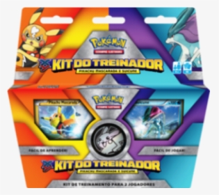 Kit Do Treinador Pokemon Coleção Xy Pikachu Mascarada - Pokemon Trainer Kit Pikachu Libre And Suicune, HD Png Download, Free Download