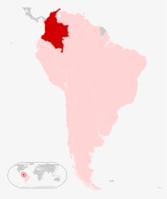 Colombia Map Image/alvaro1984 - Measles Outbreak In Colombia, HD Png Download, Free Download